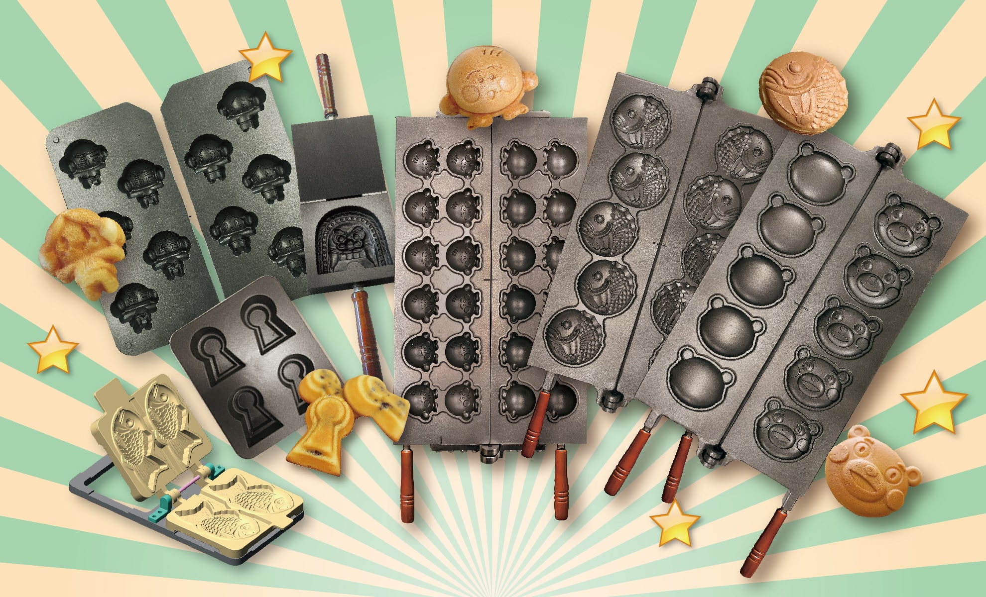 Waku Waku Mold】焼き菓子の型制作・オリジナル食品型の製作