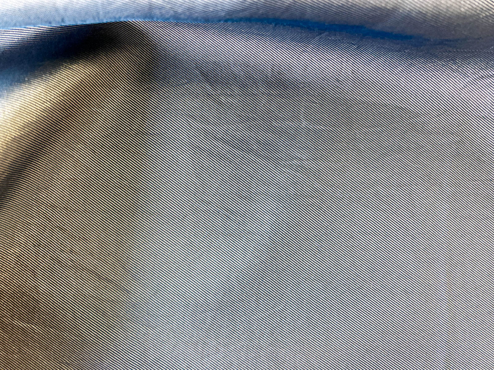 KKF7116FSV-W シャンブレーファイズビンテージツイル広巾｜無地染