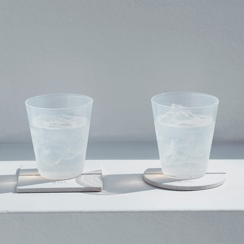 soil｜GEM コースター2枚組 サークル/スクエア | KONCENT Web shop