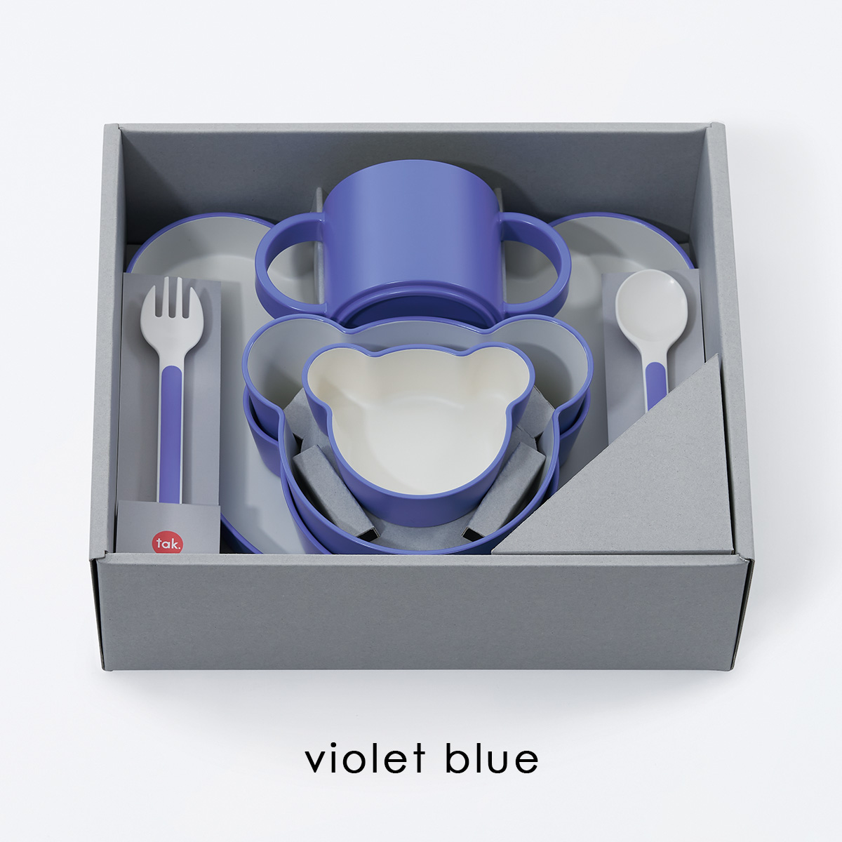 tak｜キッズディッシュ ギフトボックス ベア ラッキーセブン | KONCENT