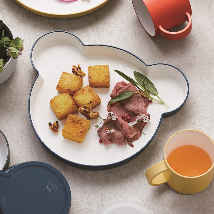 tak｜キッズディッシュ プレート ベア | KONCENT Web shop｜アッシュ