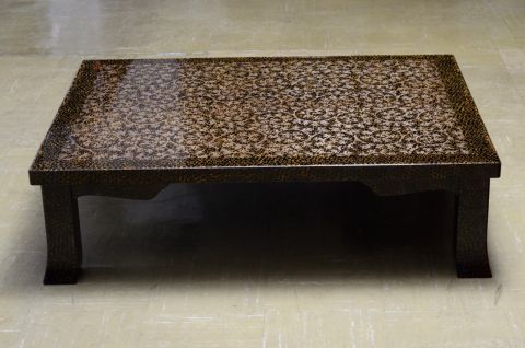 座卓 羽角ケリ足 唐草 | 津軽塗 小林漆器のネット通販