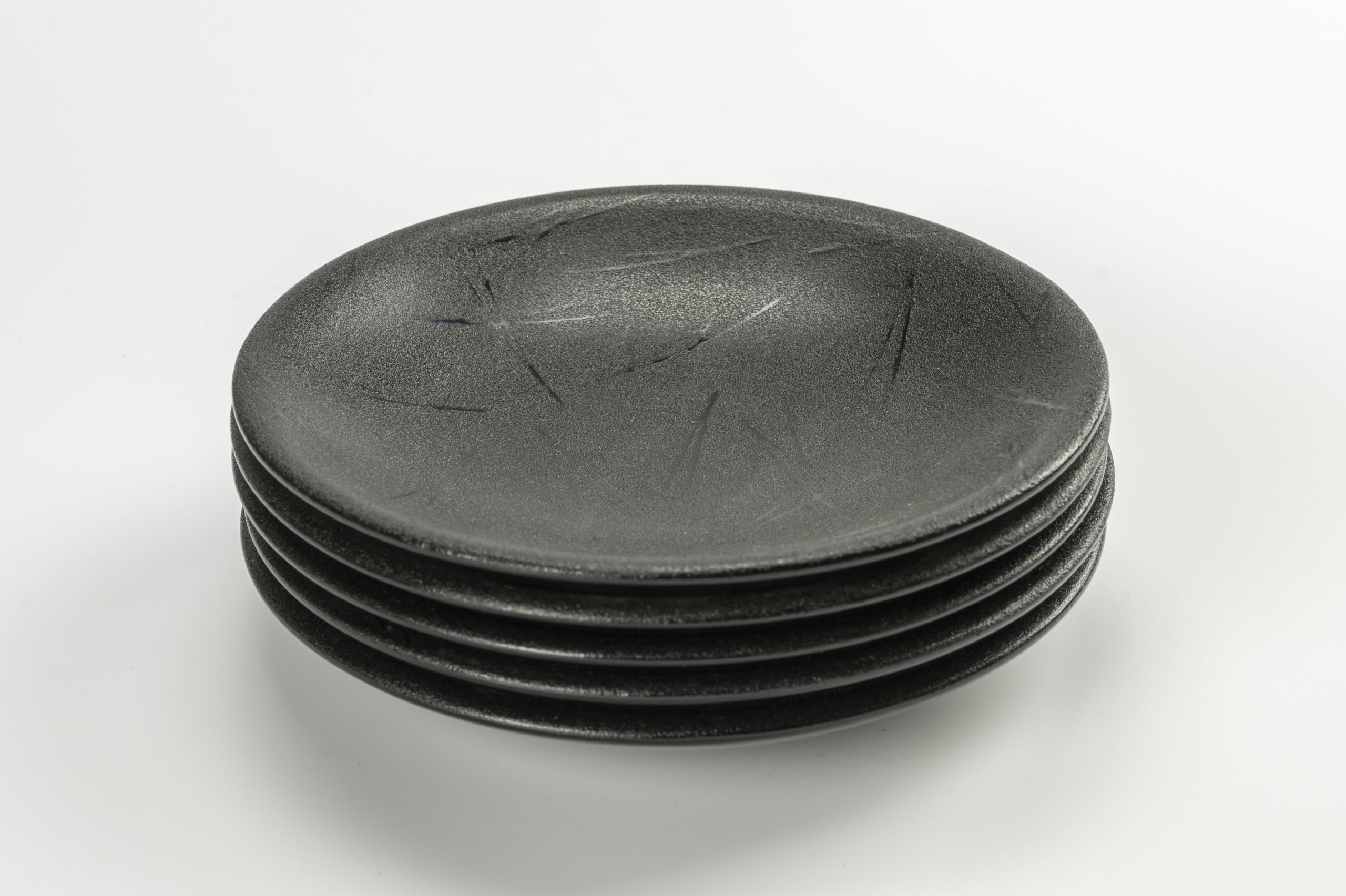 銘々皿(5枚) 紋紗/松葉 | 津軽塗 小林漆器のネット通販