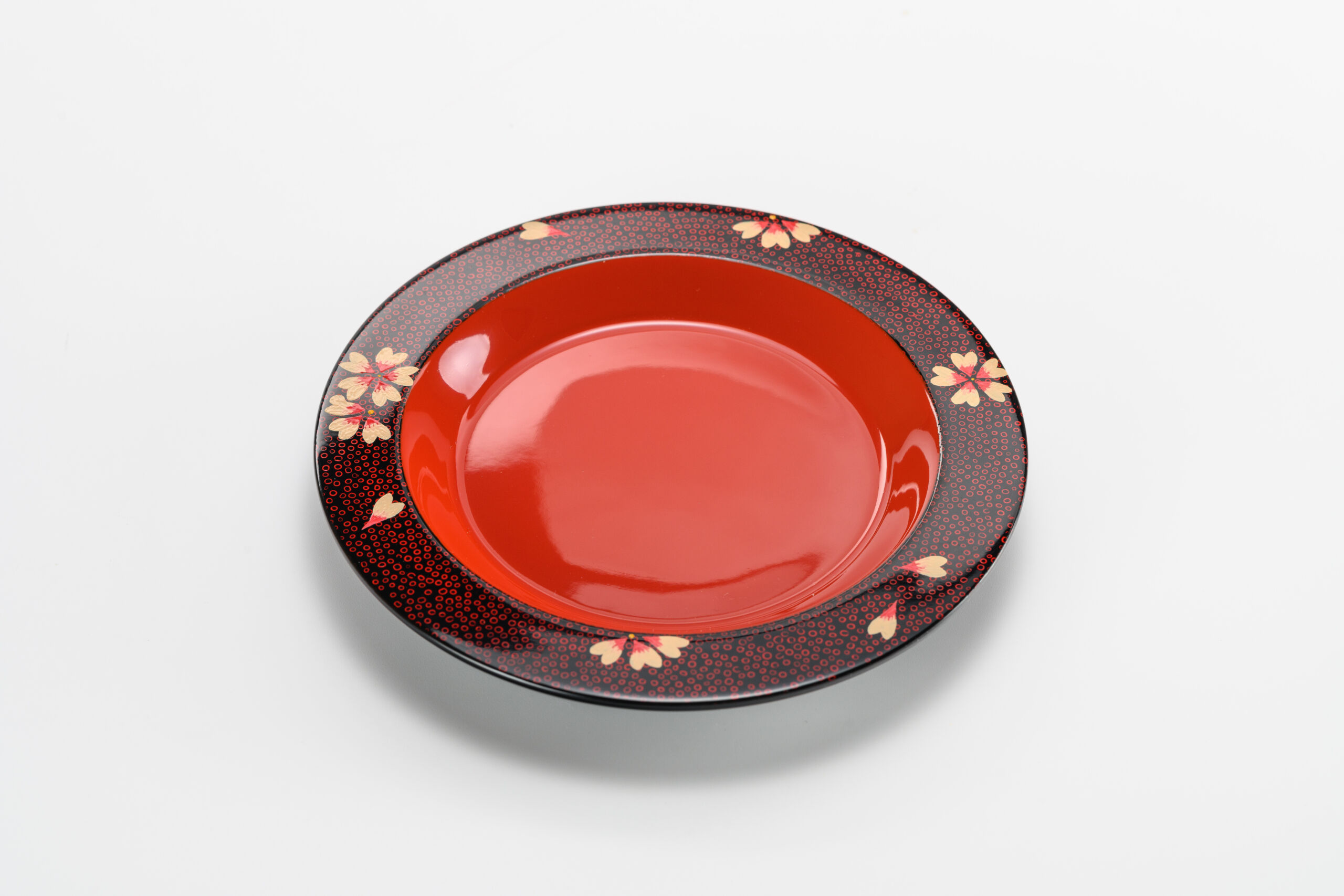 銘々皿(15cm) 七々子/桜 | 津軽塗 小林漆器のネット通販