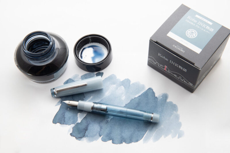 NAGASAWA 梅田茶屋町店 15周年記念 「CHASKA BLUE SILVER 万年筆