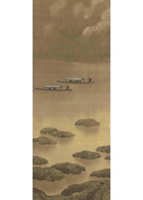 平井楳仙 朧月夜 | 古美術瀬戸