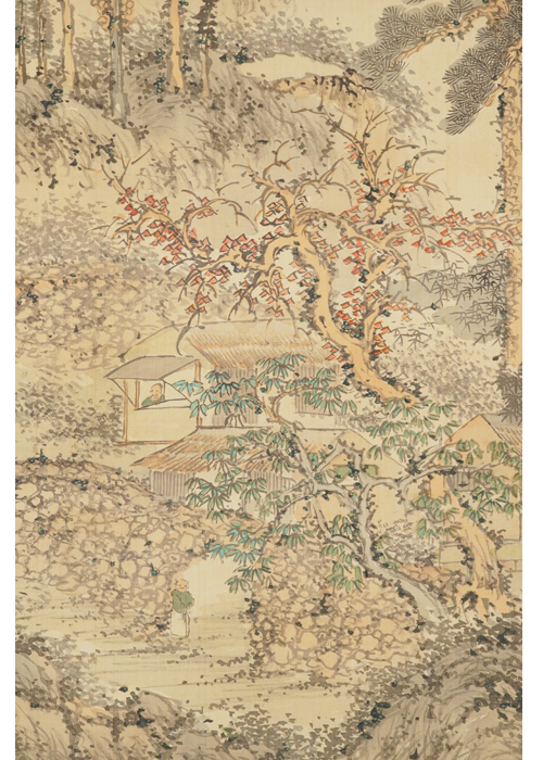 木下逸雲 秋景山水図 | 古美術瀬戸