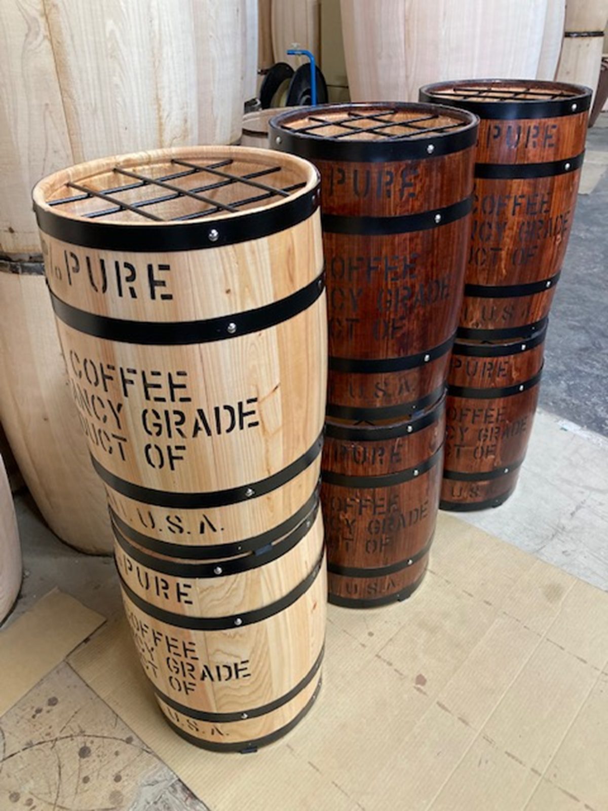 高知家の後継者募集】店舗ディスプレイ「飾り樽」の特殊部材の木材加工