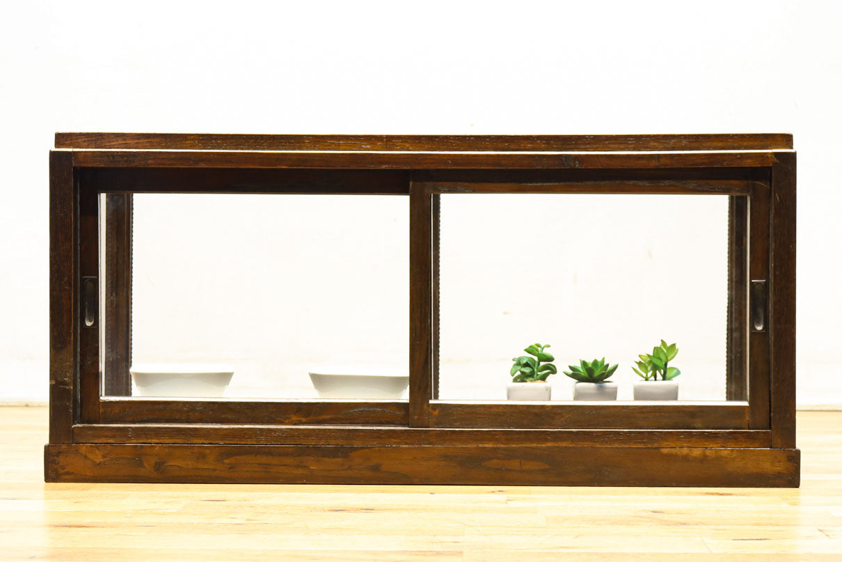 昭和レトロ‼ディスプレイが愉しめる五面ガラスケース BB2931 – 古福庵