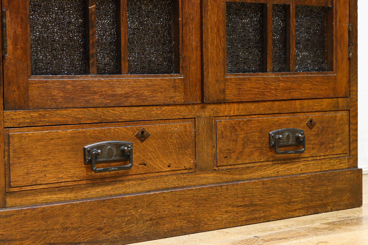 昭和レトロ‼ダイヤガラスが煌めくお洒落な本棚 BB3231 – 古福庵