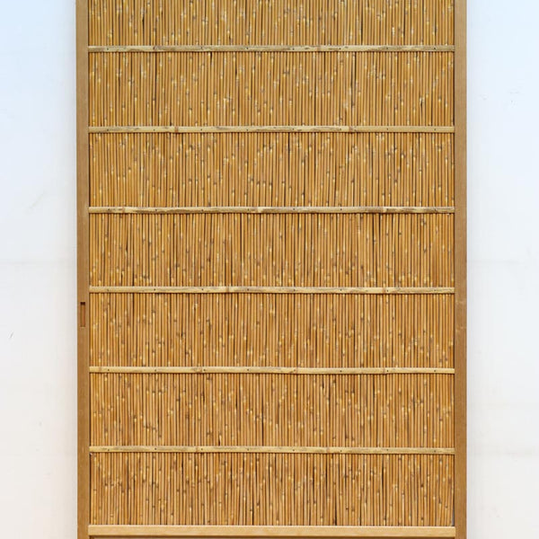 波千鳥の透かし絵が風情を与える簾戸 F8421b 在庫2枚 – 古福庵