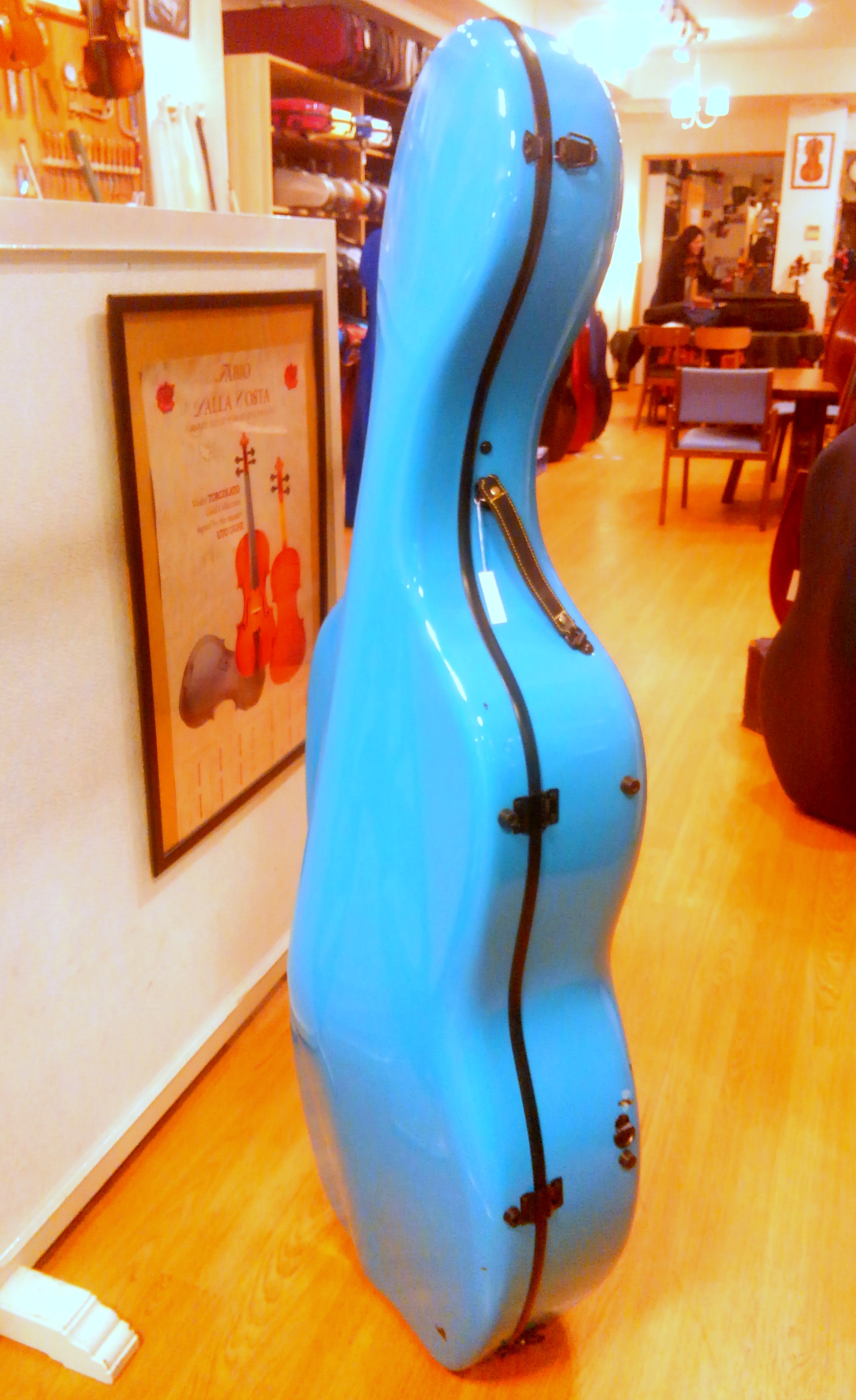 中古チェロケース HIMA-Carbonmaster ライトブルー | 国際楽器社