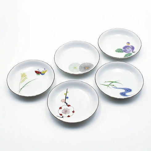 香蘭社【はんなり】取分皿5枚セット（径16cm） – 高級ナビ オンライン