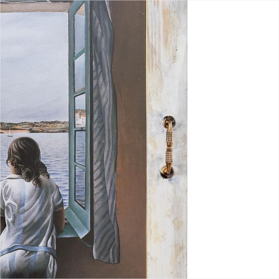 アートフレーム ダリ 窓辺の人 – 古径コスモ