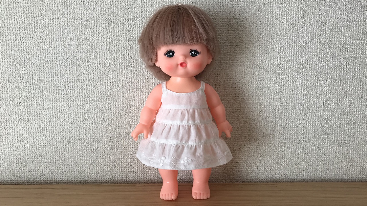 メルちゃん・ソランちゃん【ティアードワンピース】無料型紙と作り方