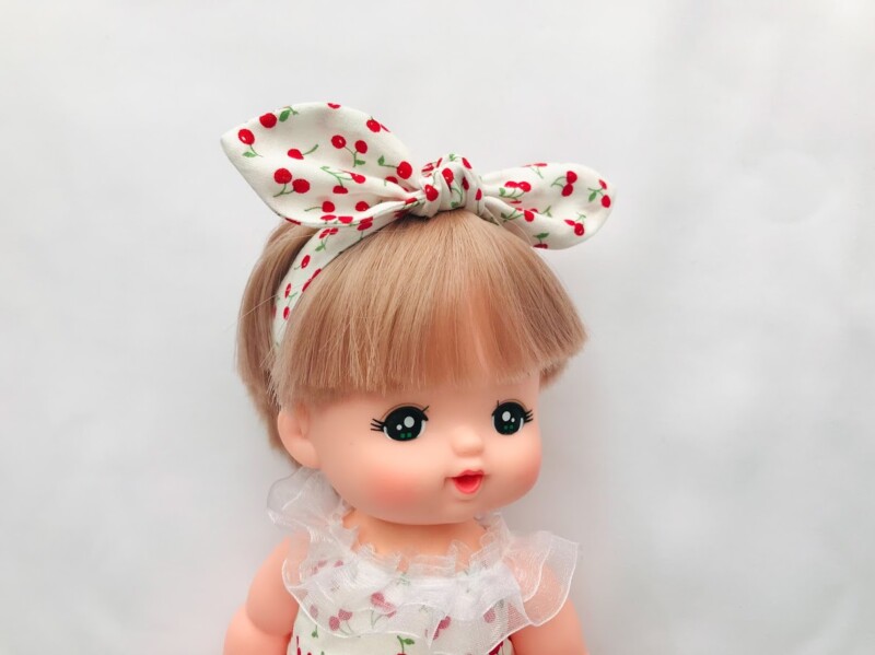メルちゃん・ソランちゃん【リボンヘアバンド】の作り方と無料型紙