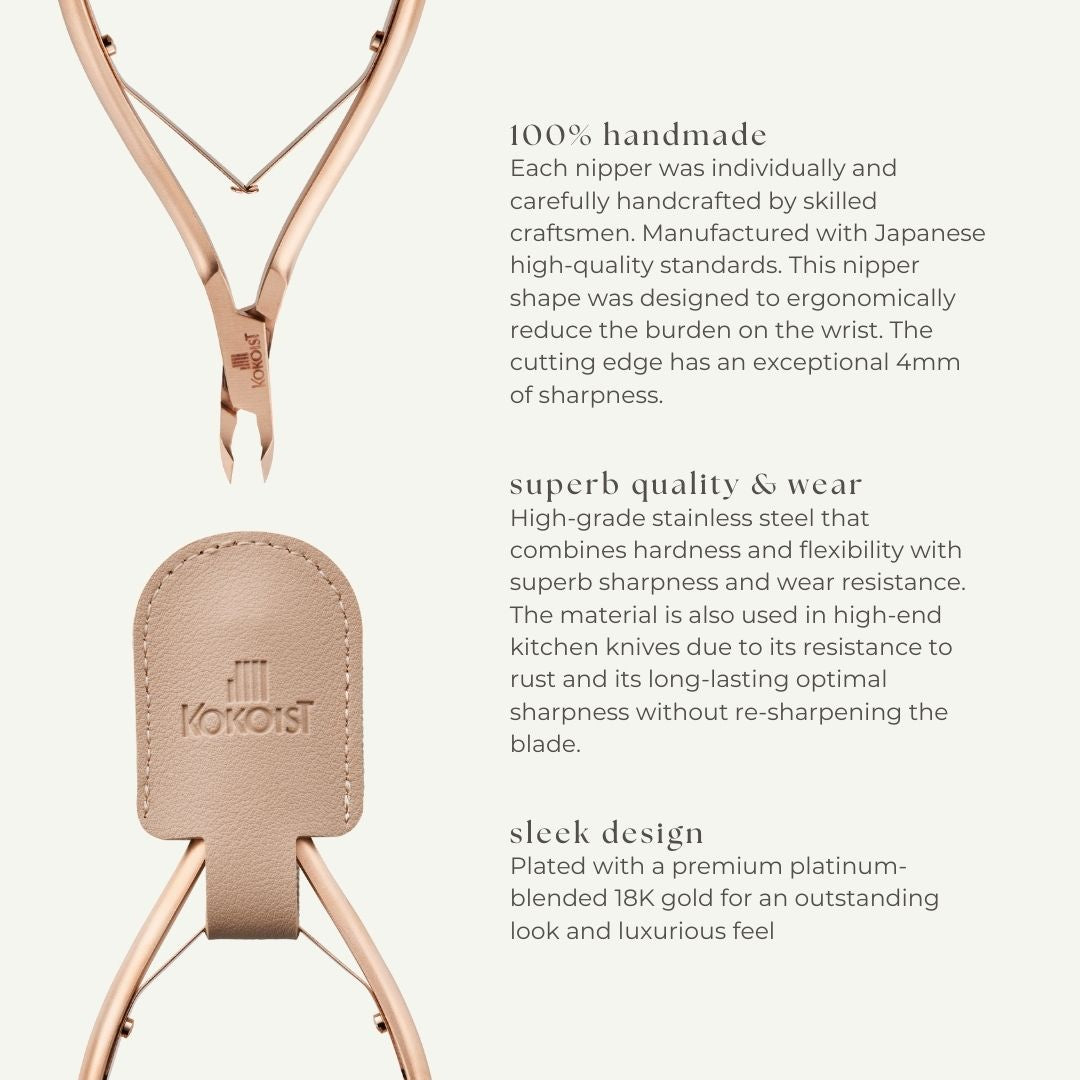 ピンクゴールド✨️ココイストキューティクルニッパー/新品未使用未