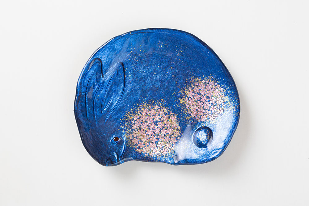 玉桜｜GALLERY｜中村光彩 漆芸ガラス箔押蒔絵 ｜会津塗伝統工芸士｜蒔絵師