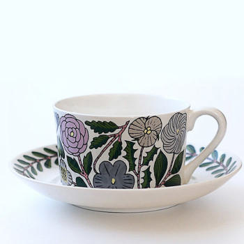 グスタフスベリ×鹿児島睦 Maj ティーカップ＆ソーサー グスタフスベリ