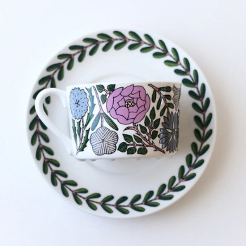 グスタフスベリ×鹿児島睦 Maj ティーカップ＆ソーサー グスタフスベリ