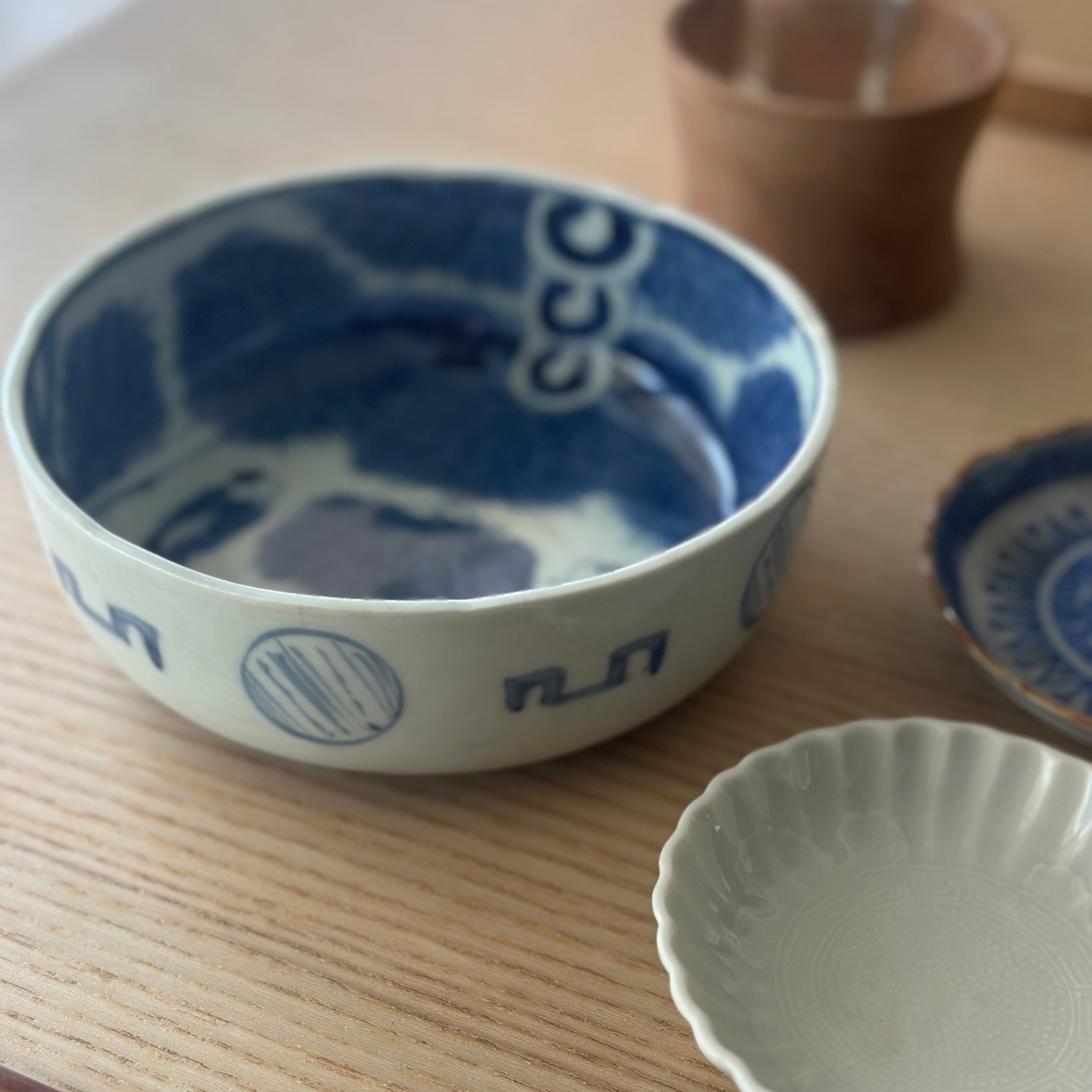 染付竹林賢人の古伊万里鉢 – Kotto Shop