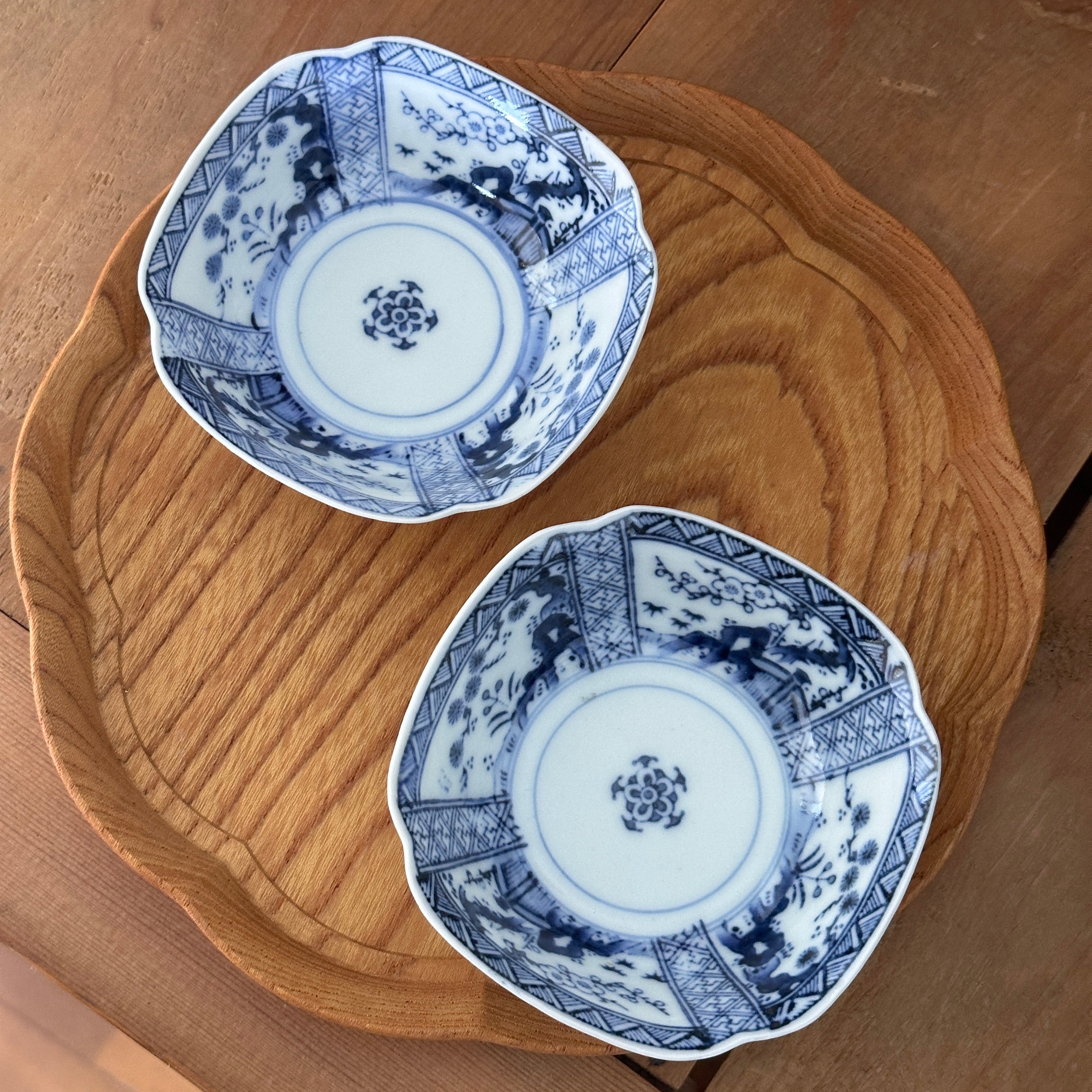 2客セット】毎日使いの染付四角小鉢 – Kotto Shop
