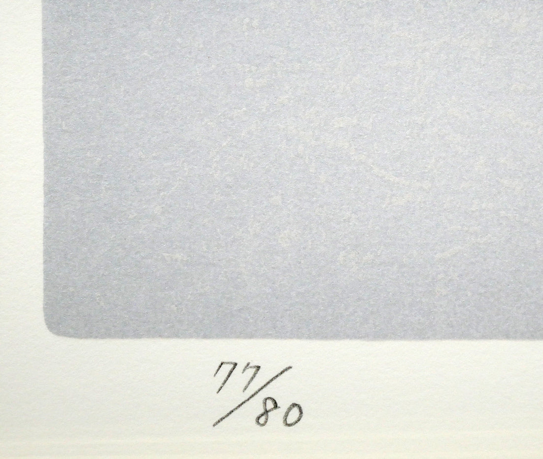 上村淳之「雪椿」シルクスクリーン版画 絵画買取・販売の小竹美術