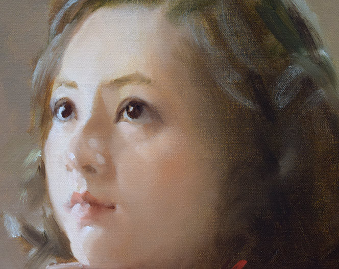 上尚司「娘」油絵・SM 絵画買取・販売の小竹美術