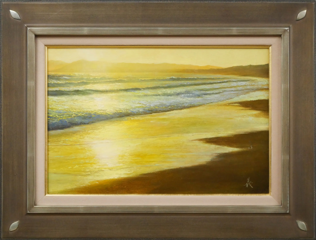 池田満寿夫「春」肉筆書額装・30号 絵画買取・販売の小竹美術