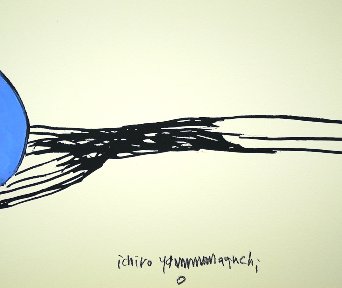 山口一郎「HANA－Blue－no,1」ジクレー 絵画買取・販売の小竹美術