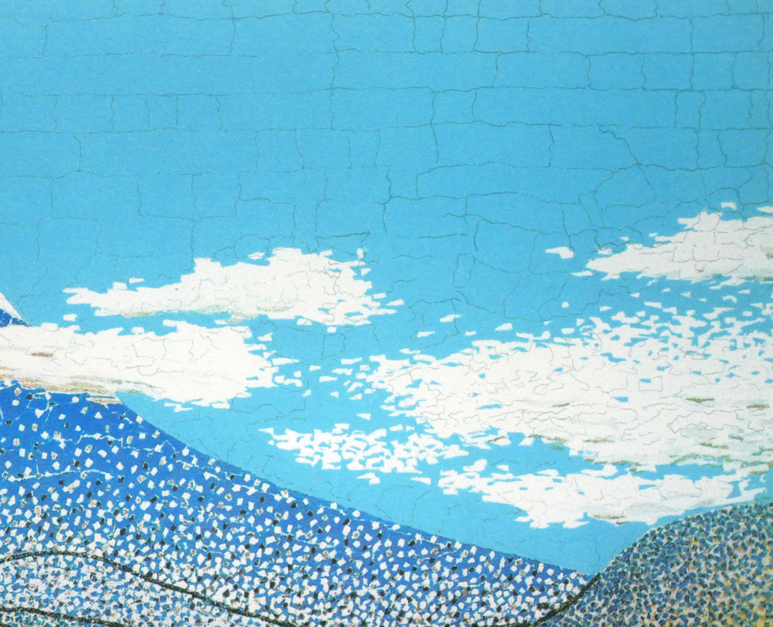 山下清「日本平よりの富士」リトグラフ 絵画買取・販売の小竹美術