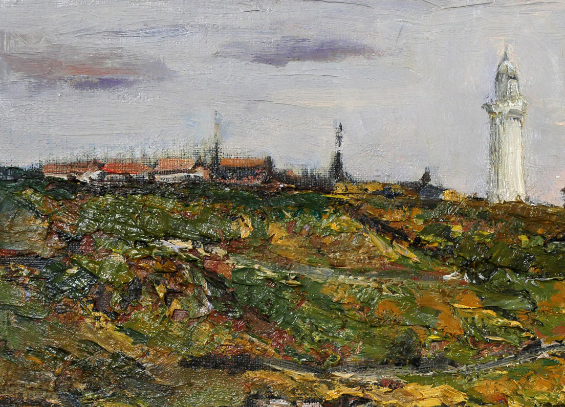 秋元清弘「犬吠埼」油絵・変形15号 絵画買取・販売の小竹美術