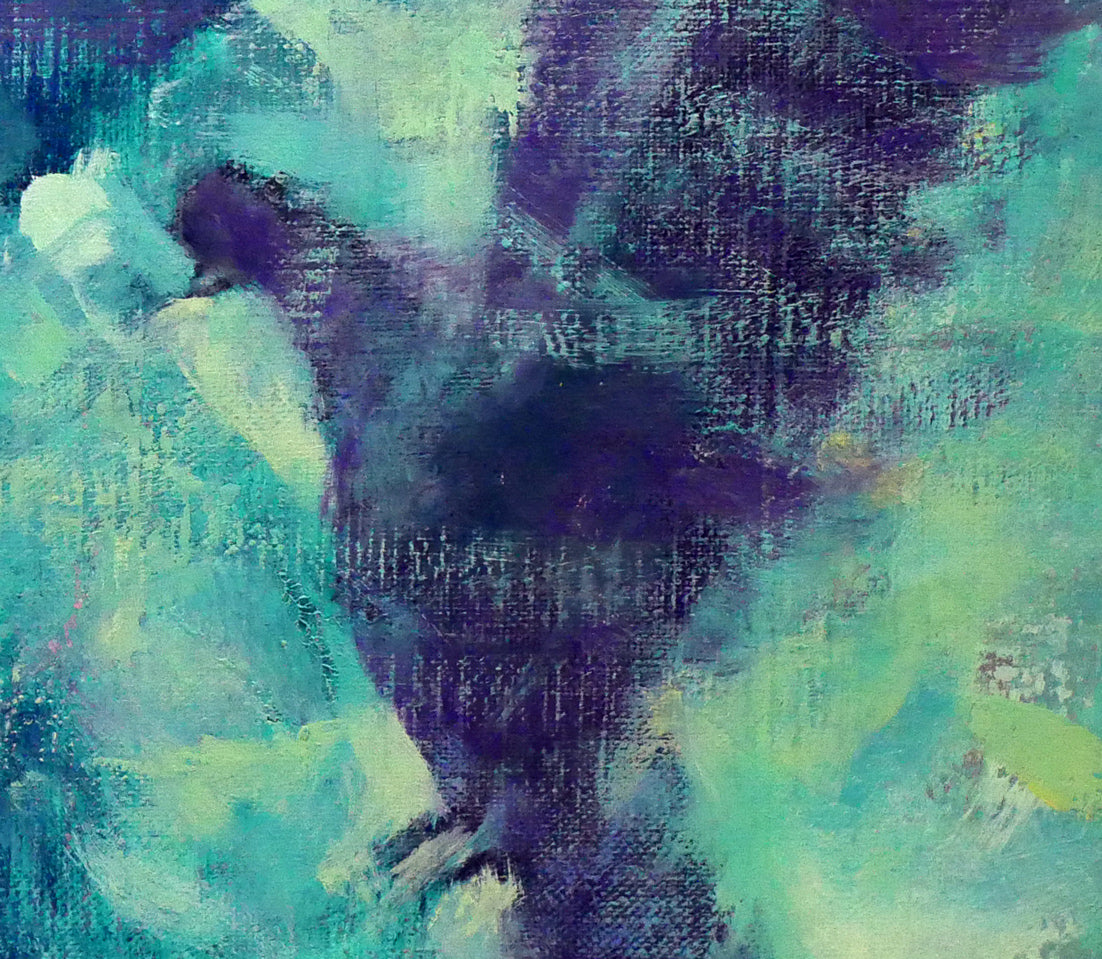 荒木尚「風」油絵・F6号 絵画買取・販売の小竹美術