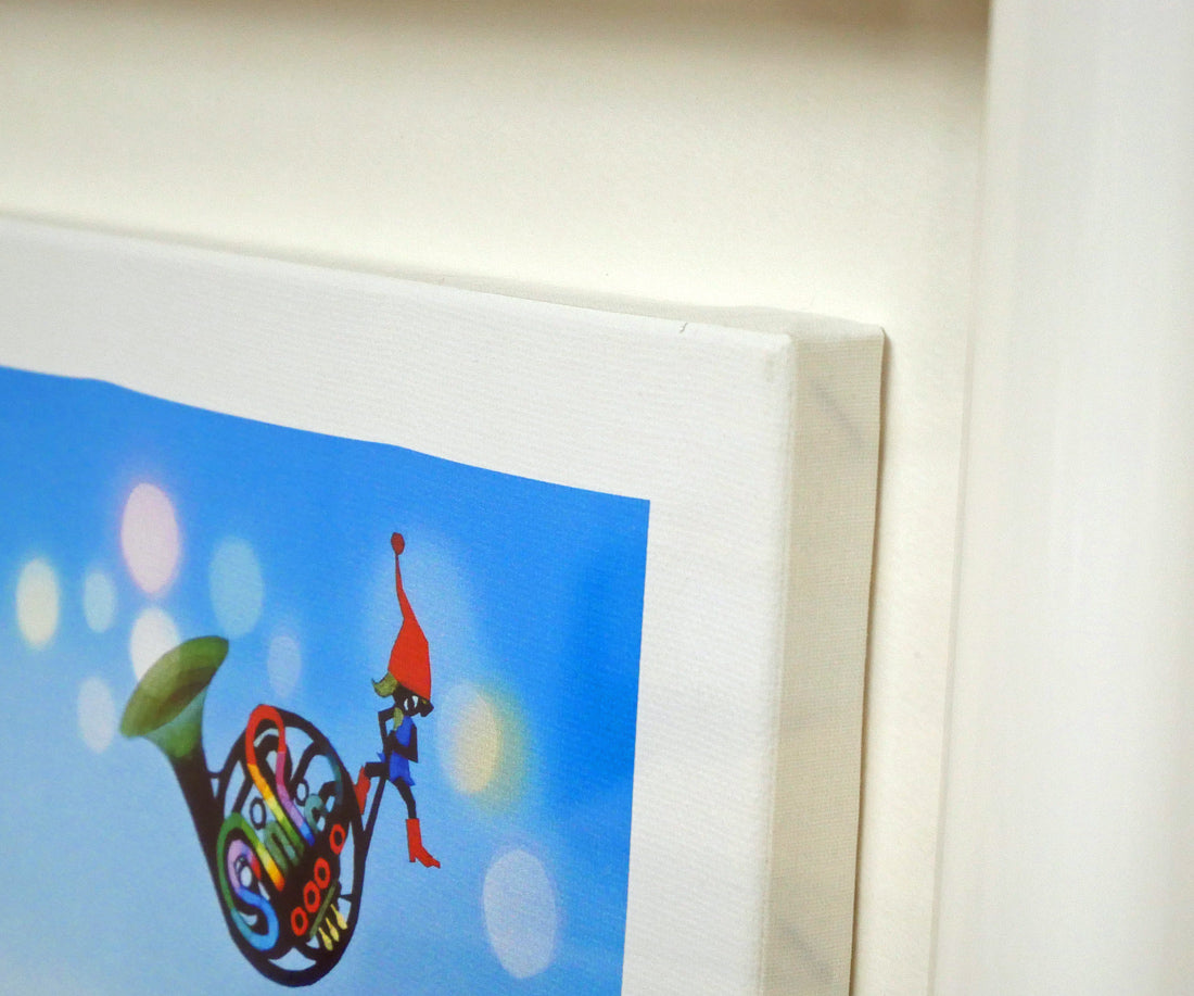 藤城清治「こびとの旅立ち」ジクレー版画 絵画買取・販売の小竹美術