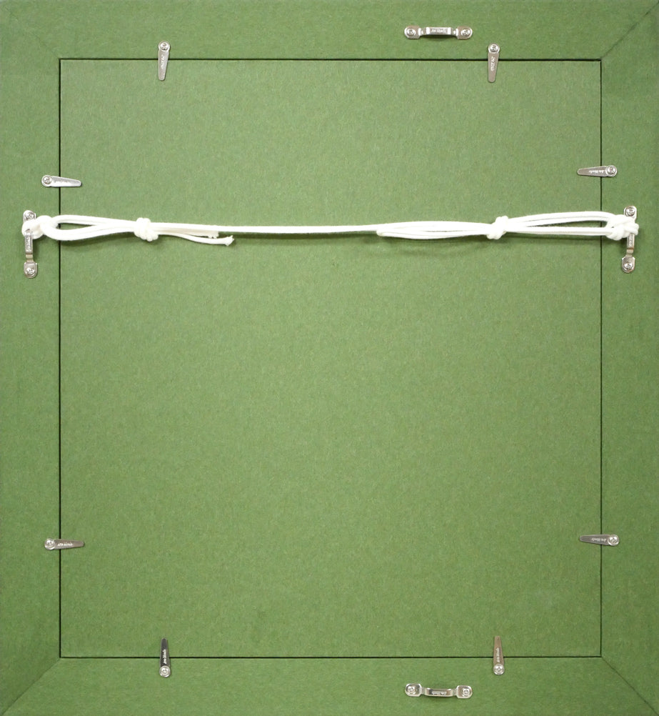 府川誠「二本の木」肉筆油彩画・色紙サイズ 絵画買取・販売の小竹美術