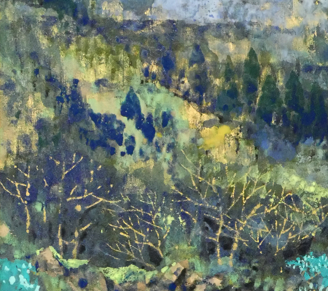 後藤純男「深山浄韻」日本画・P10号 絵画買取・販売の小竹美術