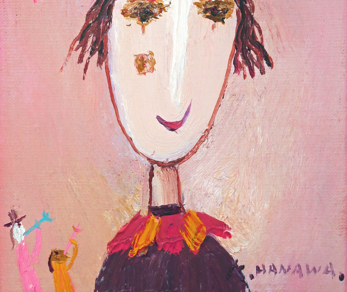 塙賢三「サーカス」油絵・SM 絵画買取・販売の小竹美術