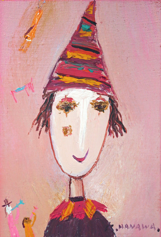 塙賢三「サーカス」油絵・SM 絵画買取・販売の小竹美術