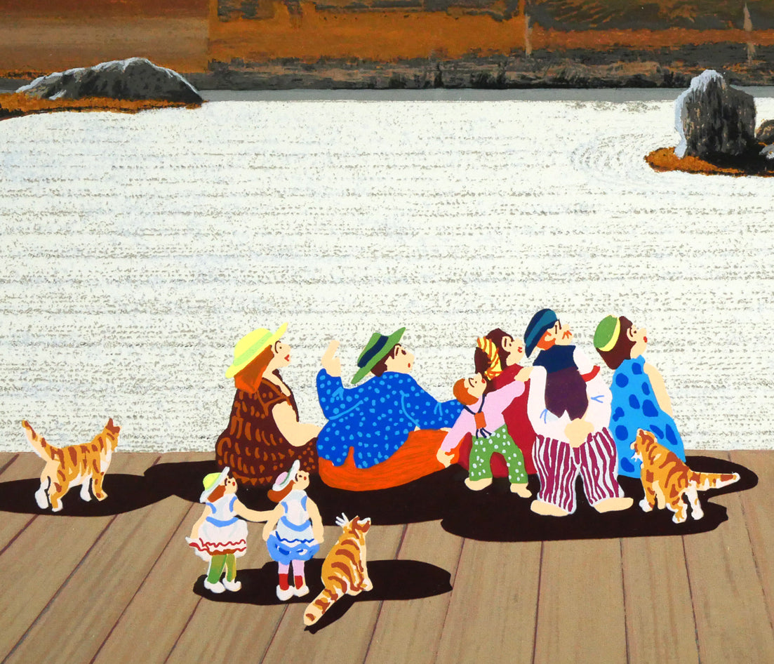 山形博導（ヒロヤマガタ）「日本のエッセンス 龍安寺」シルク