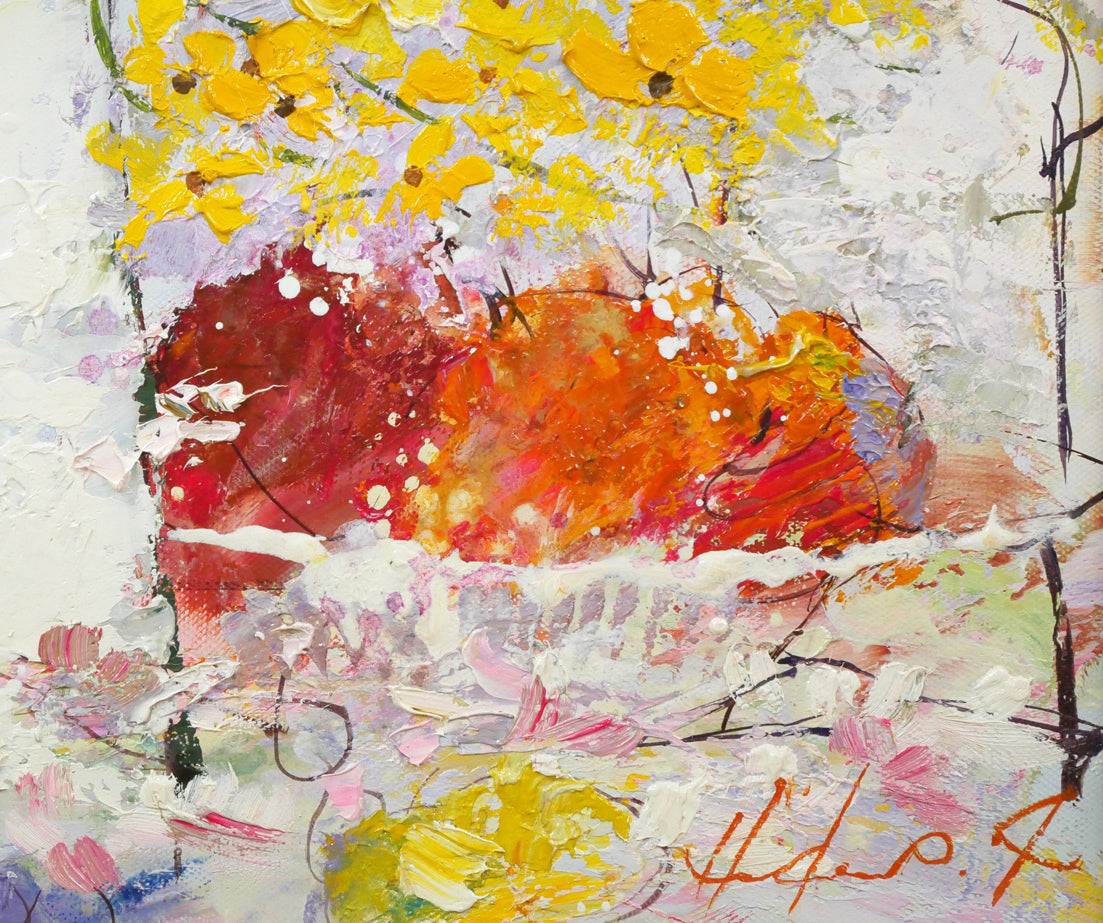 池田秀郎「静物」油絵・F6号 絵画買取・販売の小竹美術