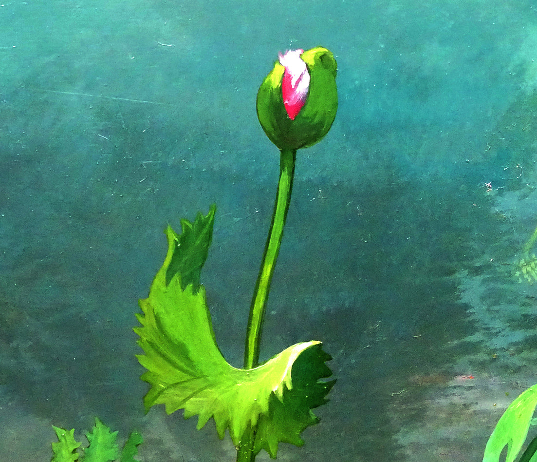 海月清則「風景」油絵・F6号 絵画買取・販売の小竹美術