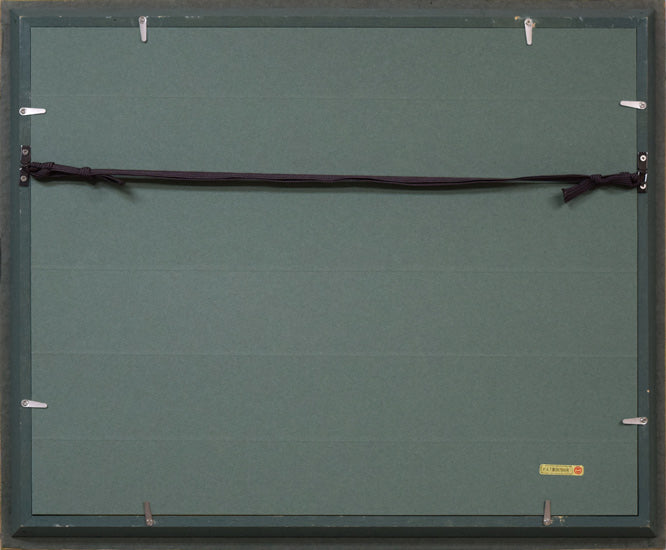 木嶋良治「冬の日（小樽運河）」油絵・F4号 絵画買取・販売の小竹美術