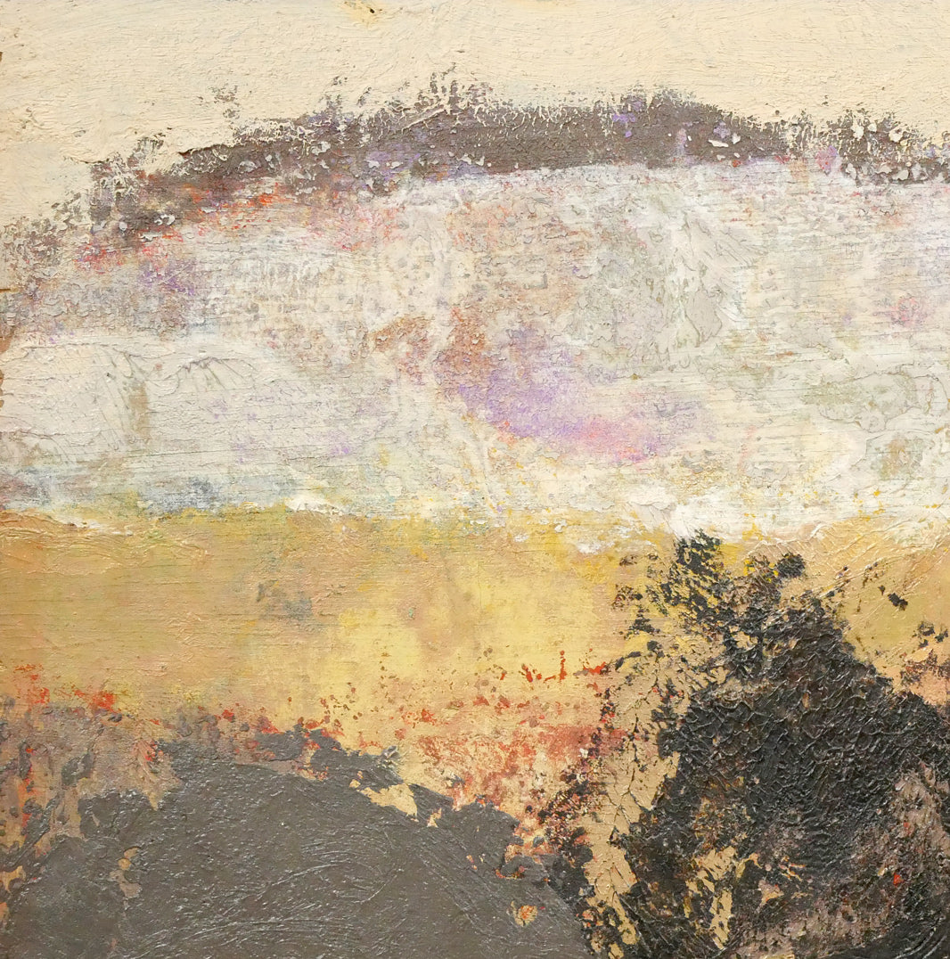 菊地又男「抽象作品」油絵・8号 絵画買取・販売の小竹美術