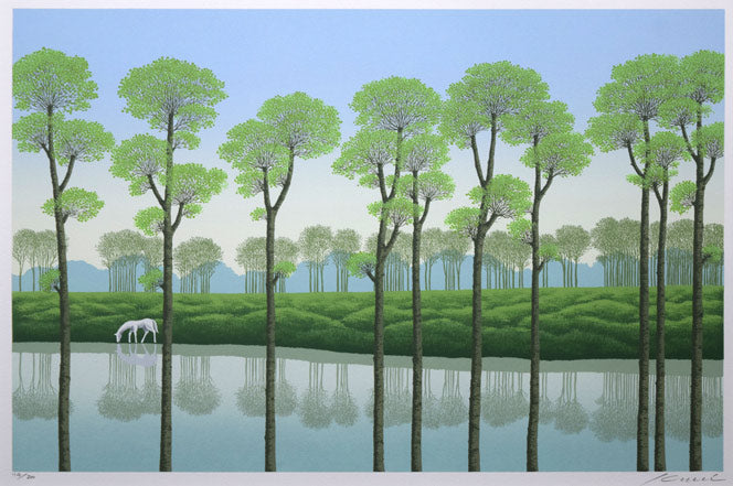 深緑の湖 絵画買取・販売の小竹美術