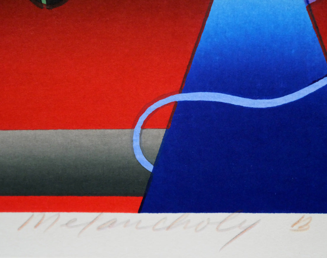 黒崎彰「Melancholy B」木版画 絵画買取・販売の小竹美術