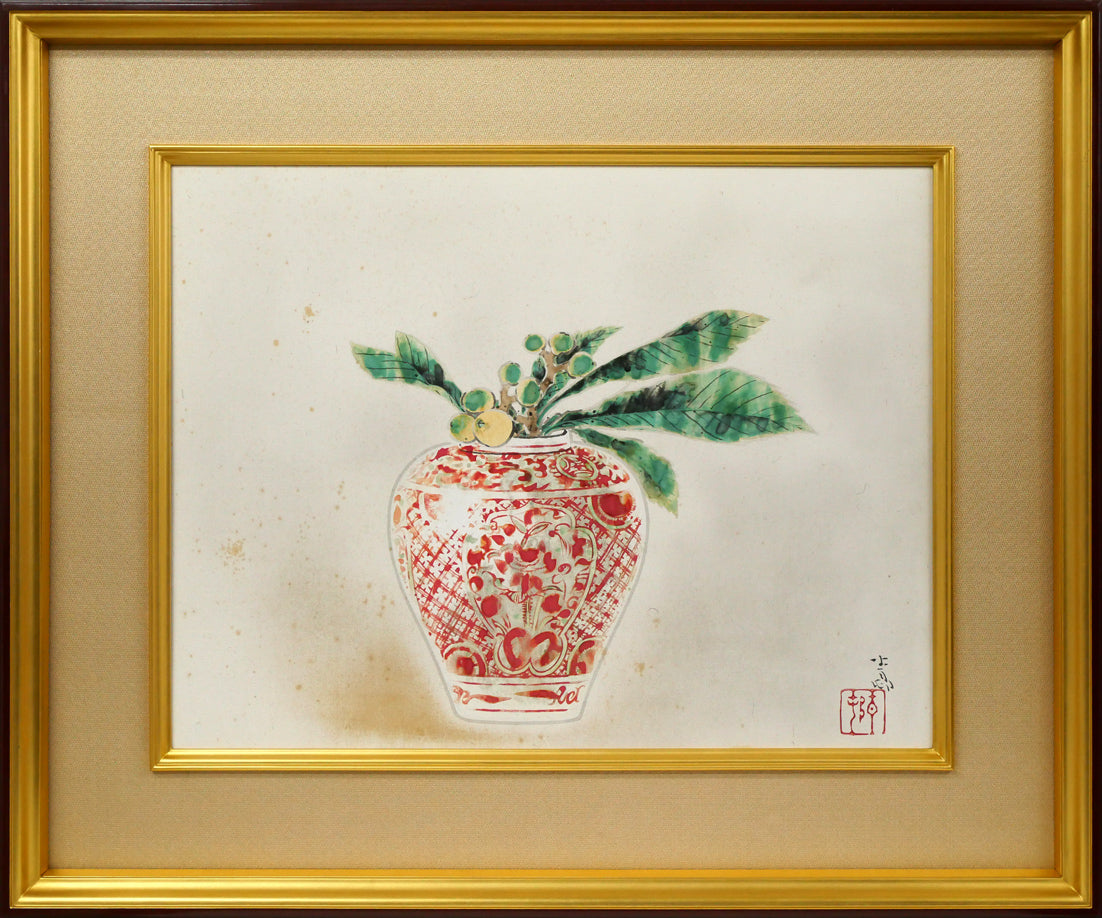 海月清則「風景」油絵・F6号 絵画買取・販売の小竹美術