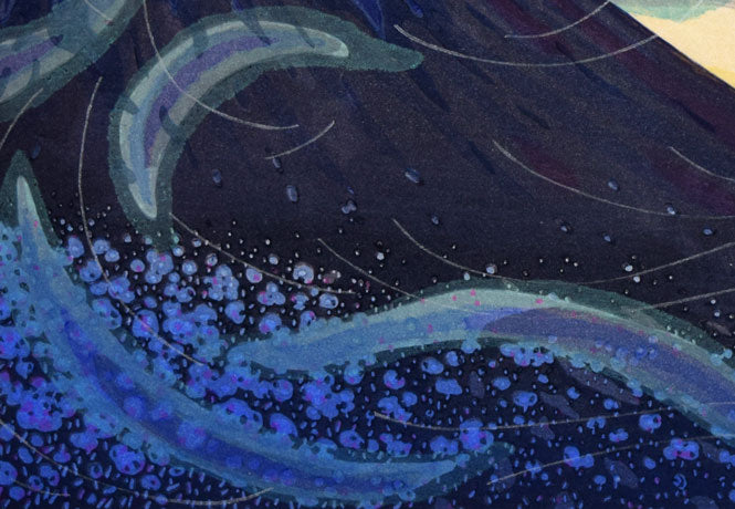 牧野宗則「創世」木版画 絵画買取・販売の小竹美術