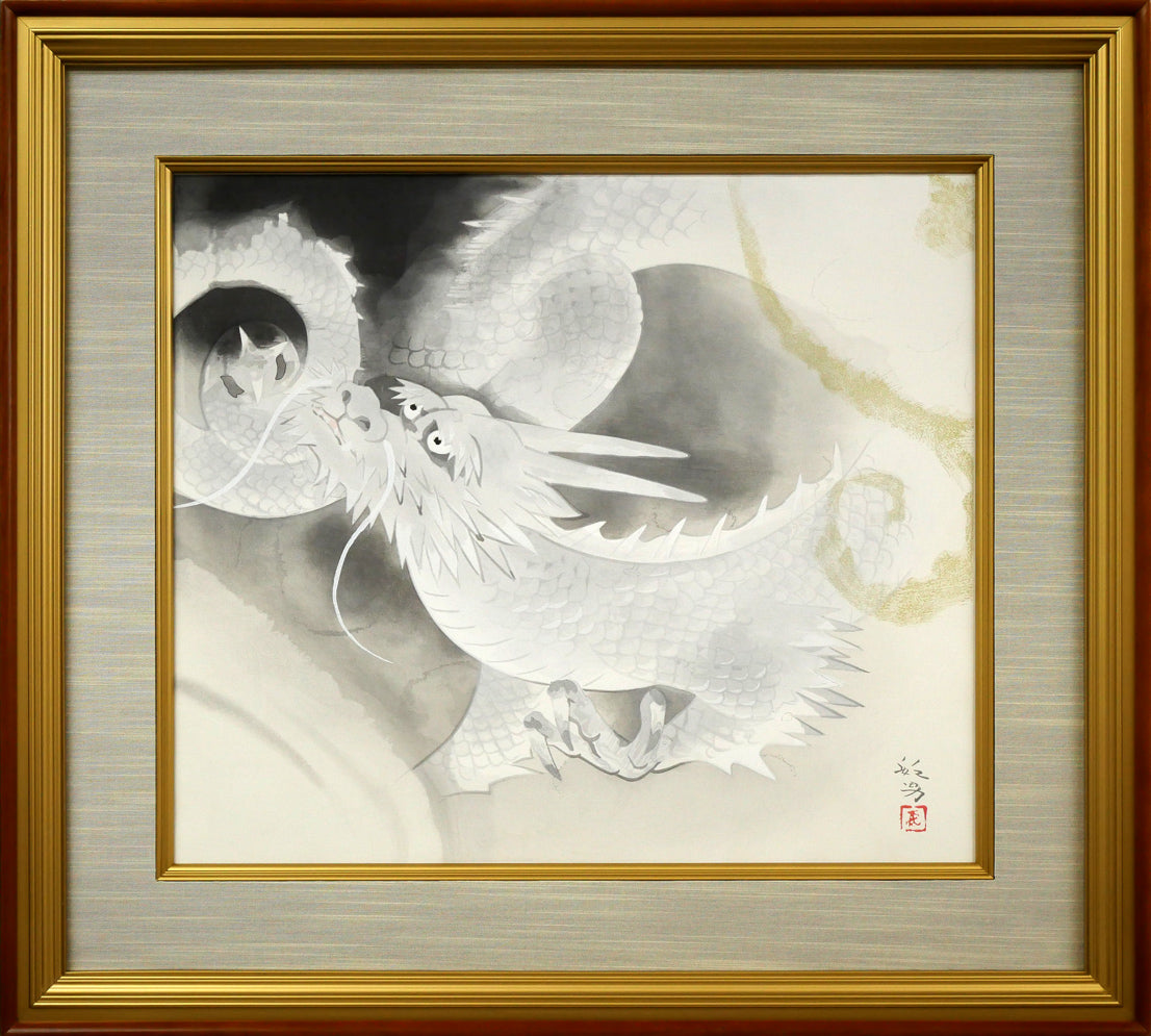 松尾敏男「富貴花（牡丹）」リトグラフ 絵画買取・販売の小竹美術