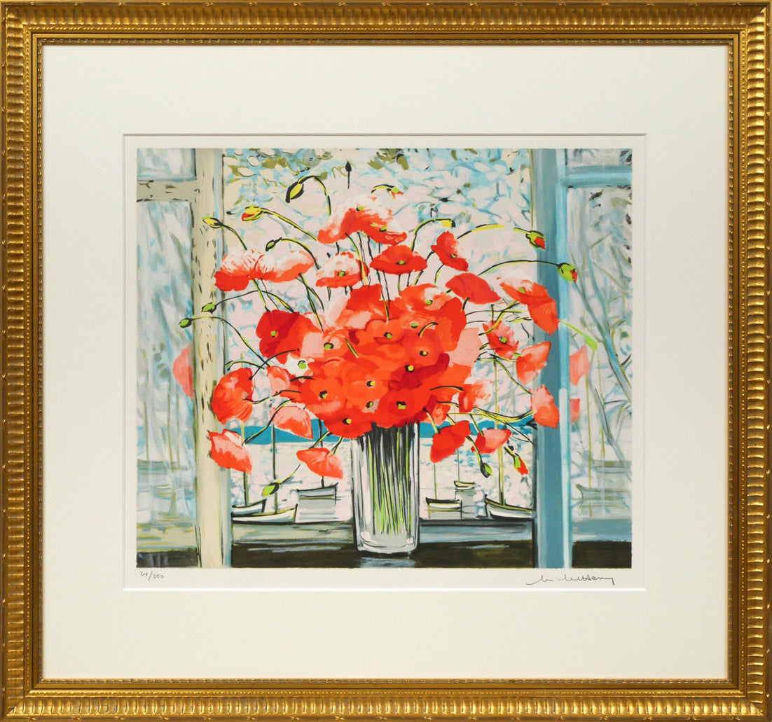 おおば比呂司「素潜り漁（仮題）」水彩画・鉛筆 絵画買取・販売の小竹美術