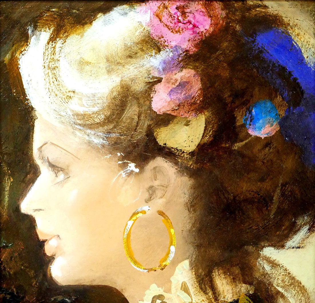 宮永岳彦「燗」油絵・SM 絵画買取・販売の小竹美術